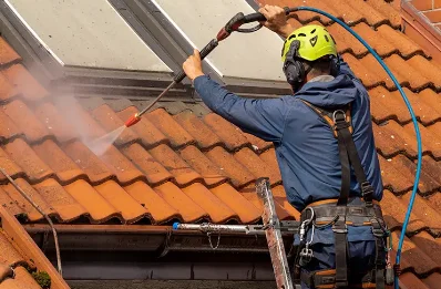 Démoussage et hydrofuge de toiture à Trescault